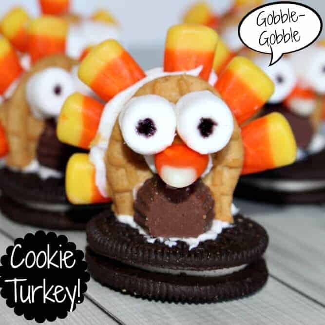 Cookie Turkey - easy Thanksgiving treat