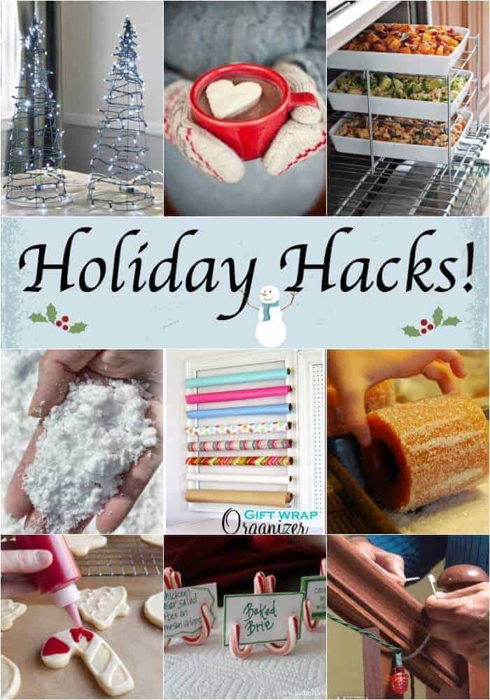 We love all types of hacks, but these Holiday Hacks may be our all time favorite! Easy DIY's and holiday decorating ideas that even the least creative person can do! These Christmas decorations and hacks are one for the record book!