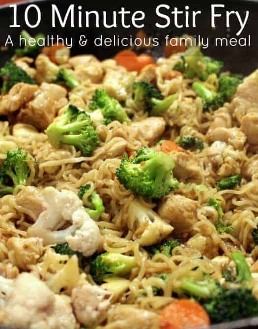 10 Minute Stir Fry - an easy and delicious family meal