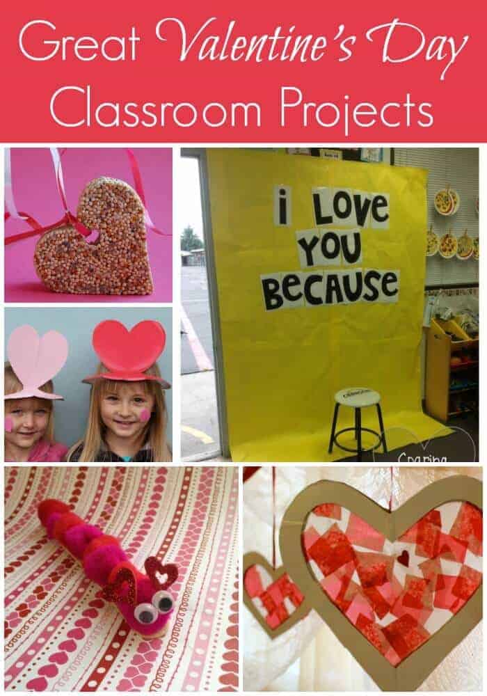 Great Valentines Day Classroom Projects and Crafts