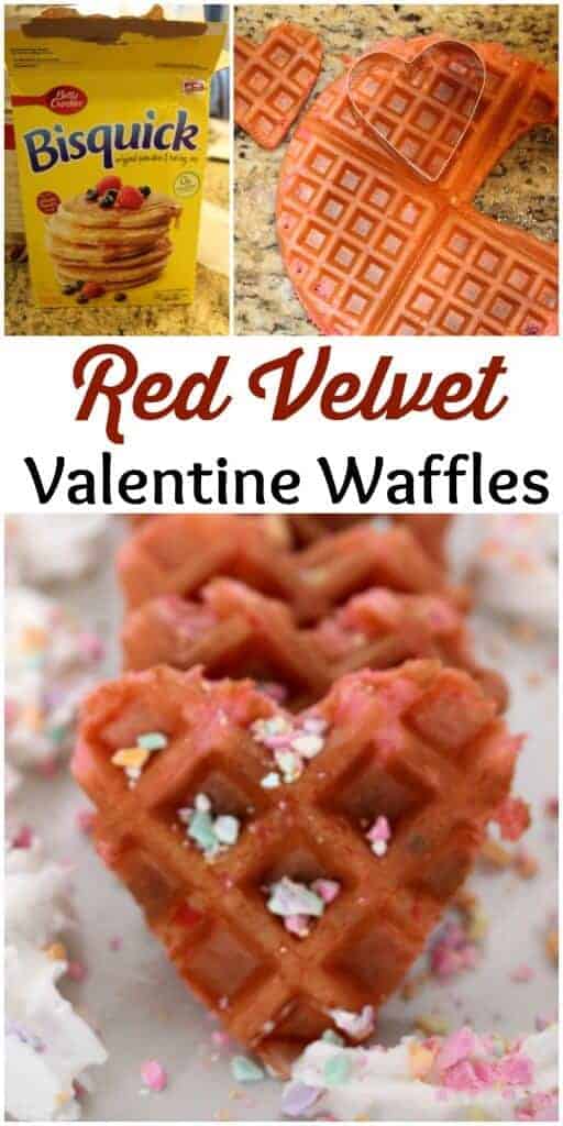 Red Velvet Valentine Waffles