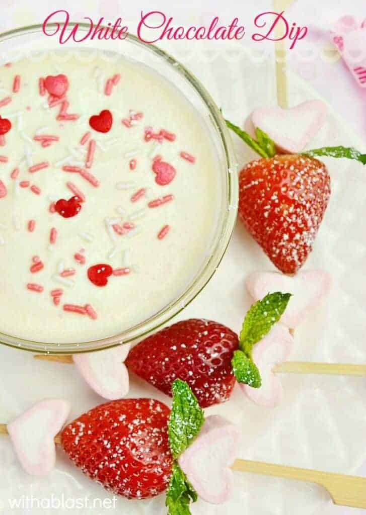 White Chocolate Dip by With a Blast 