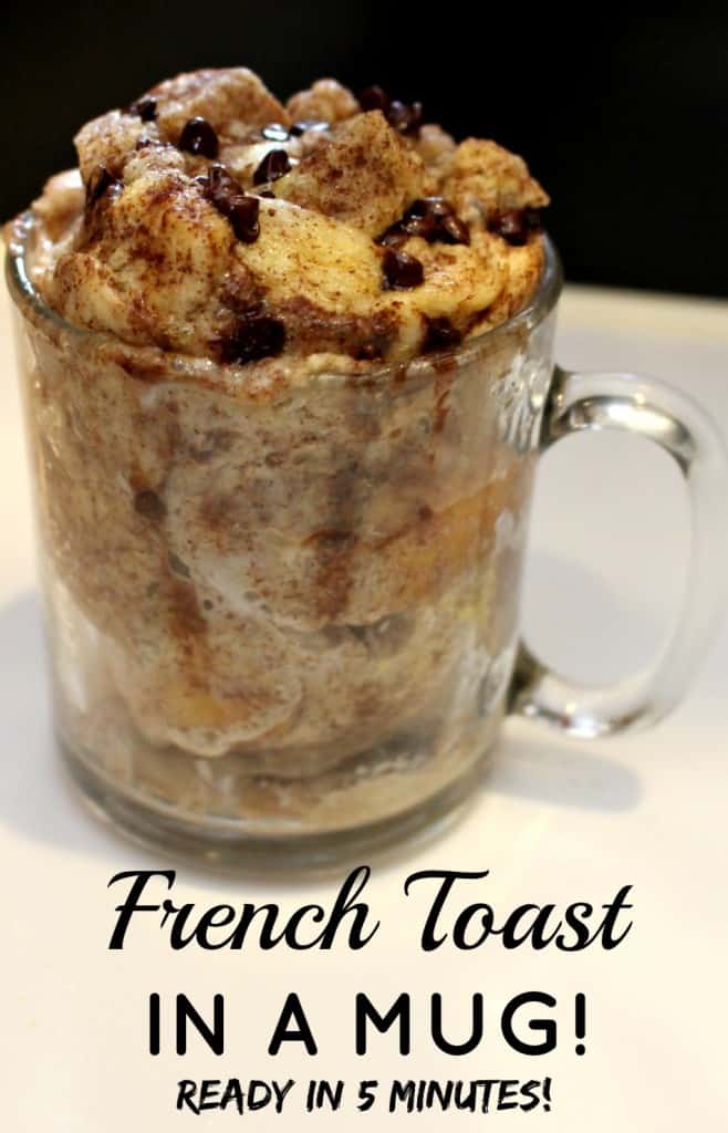 French Toast in a Mug - ready in 5 minutes!