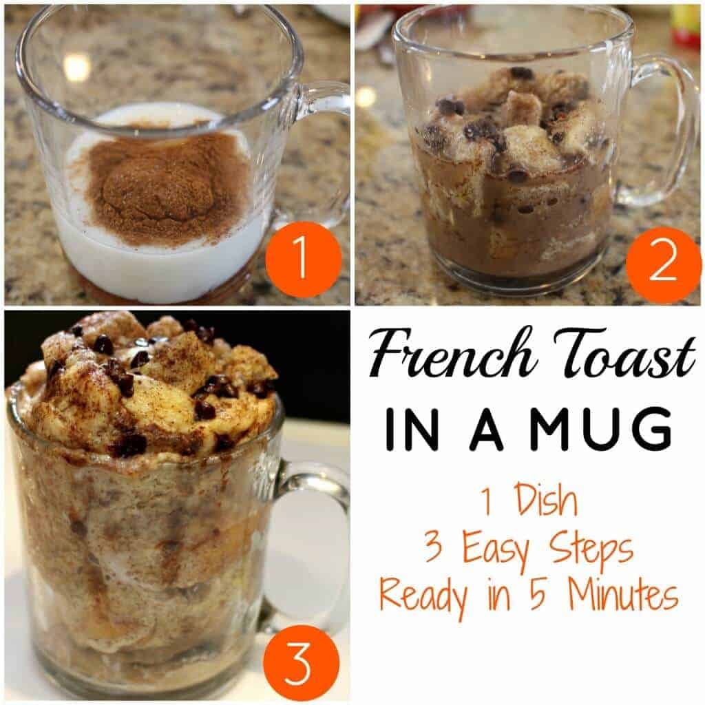 2-Minute French Toast in A Cup