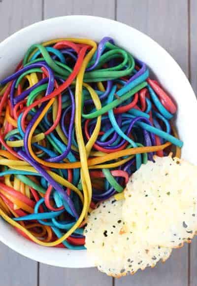 Rainbow pasta