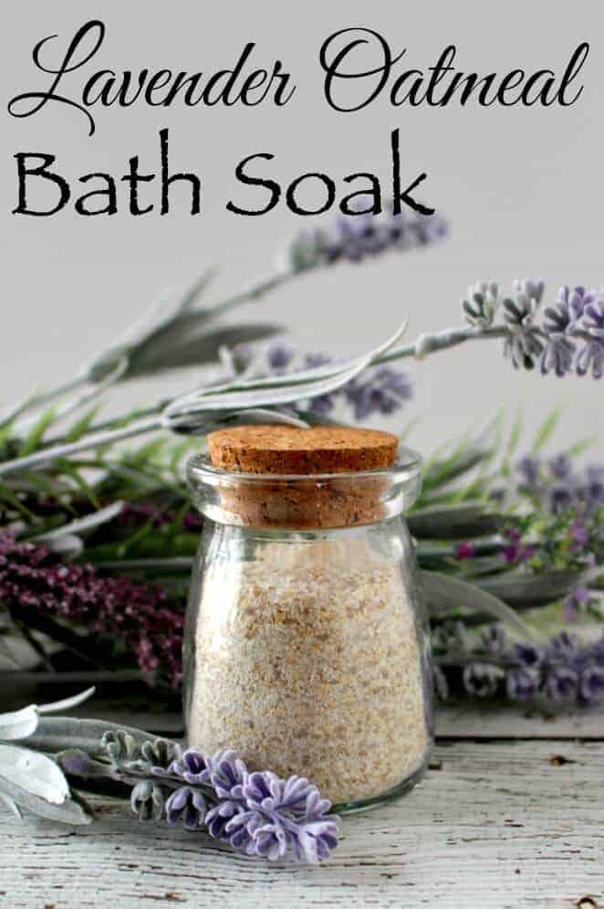 Lavender Oatmeal Bath Soak - Easy to make and great for your skin