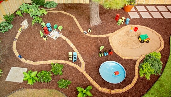 Create your own DIY Backyard play area and other great backyard ideas