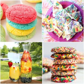 rainbow treats and recipes round up featured image