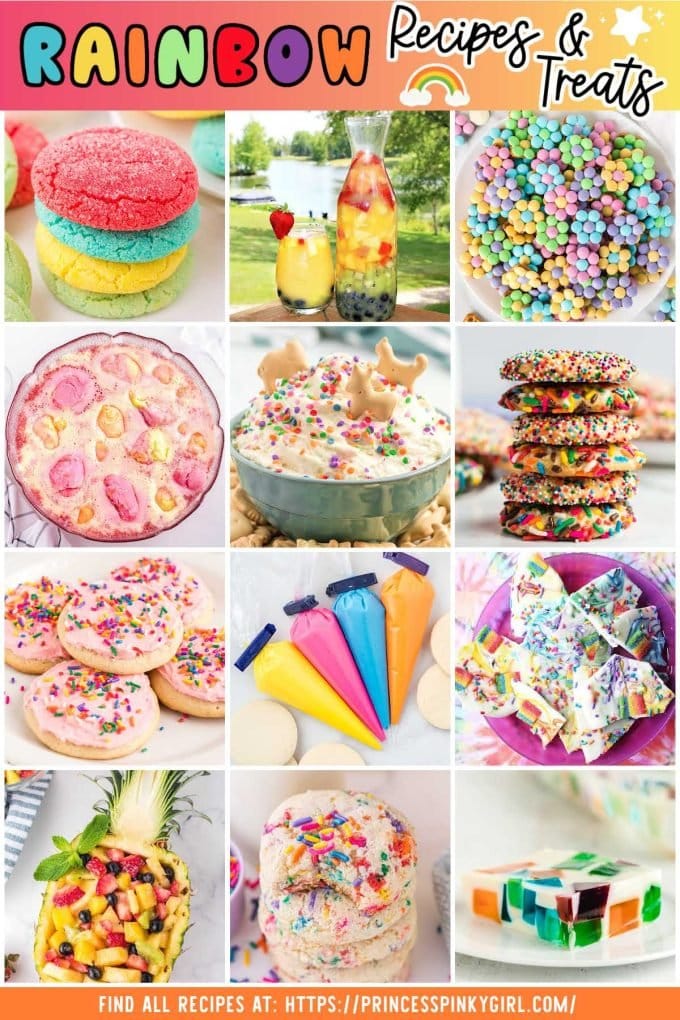 rainbow treats and recipes round up facebook image