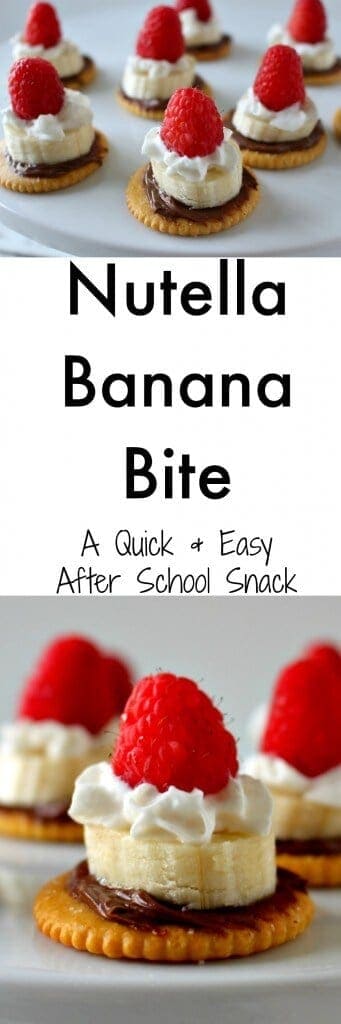Nutella Banana Bites - quick and delicious after school snack