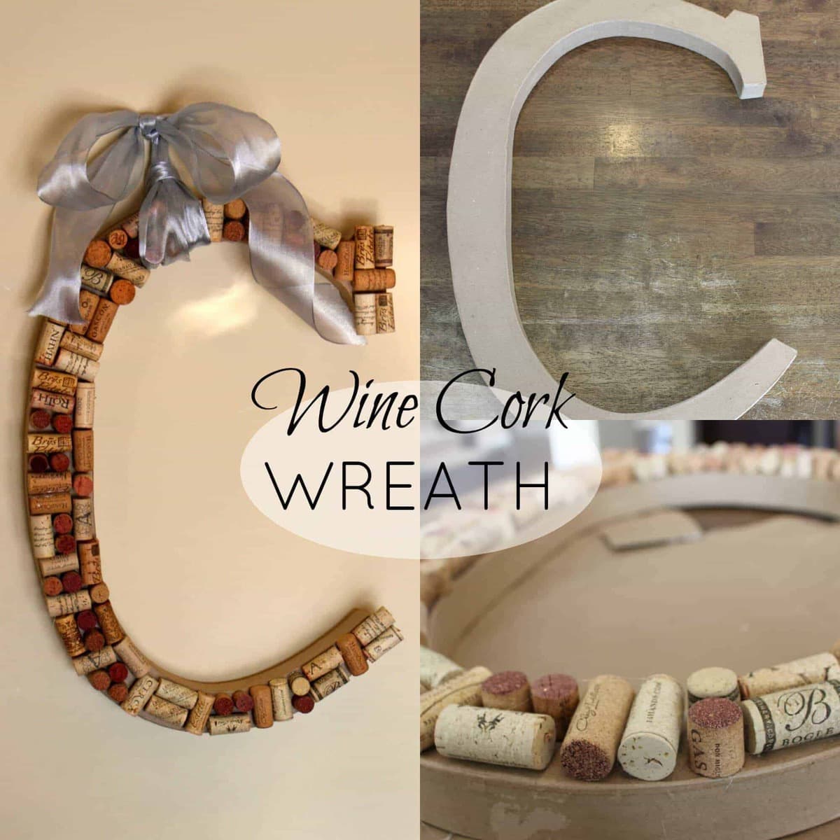 How to Make a DIY Wine Cork Letter