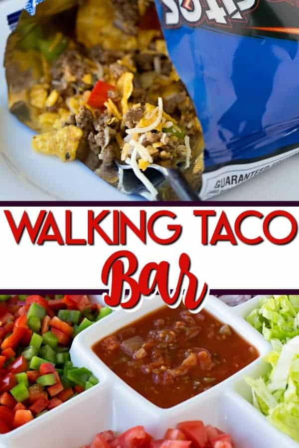 Walking taco bar