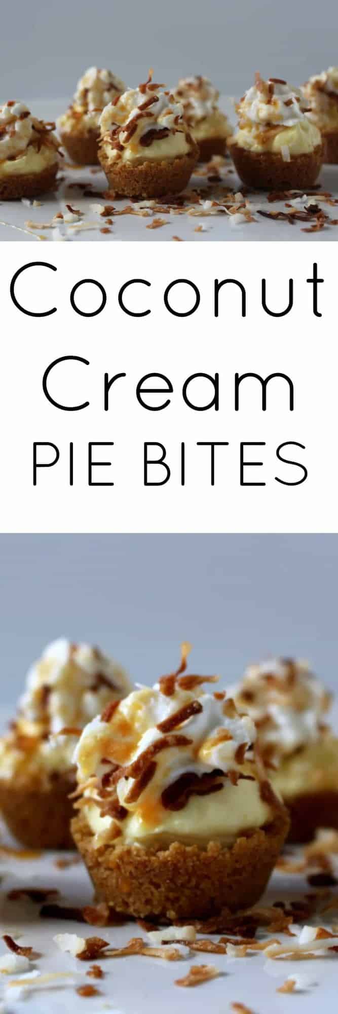 coconut cream pie bites - an easy and delicious dessert