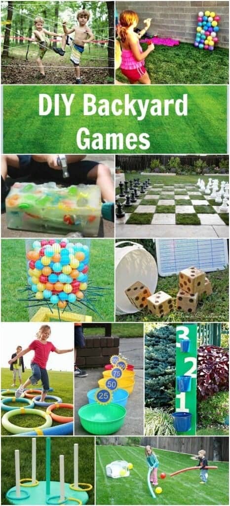 DIY backyard games