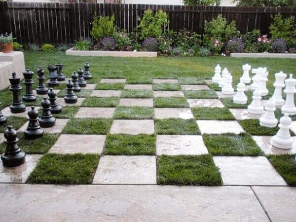 chessboard patio