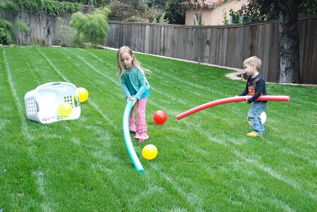 DIY outdoor field hockey