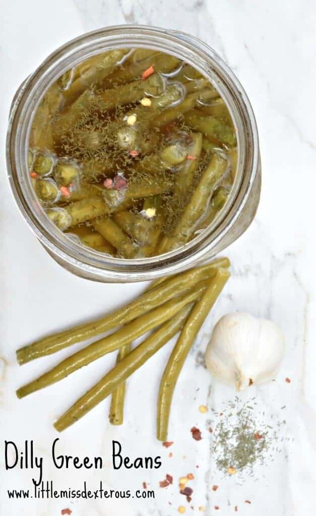 Pickled Green Dilly Beans by LIttle Miss Dextrous