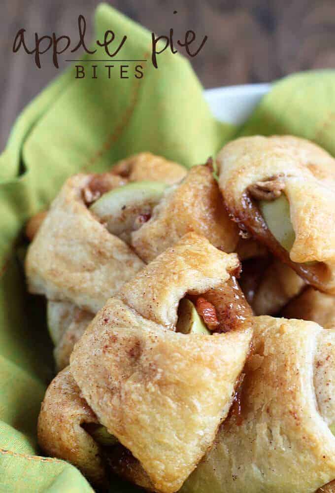 Easy Apple Pie Bites by the Blond Cook