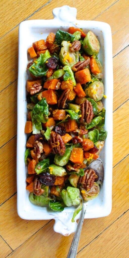 Orange Glazed Brussel Sprouts by Heart Beet Kitchen 