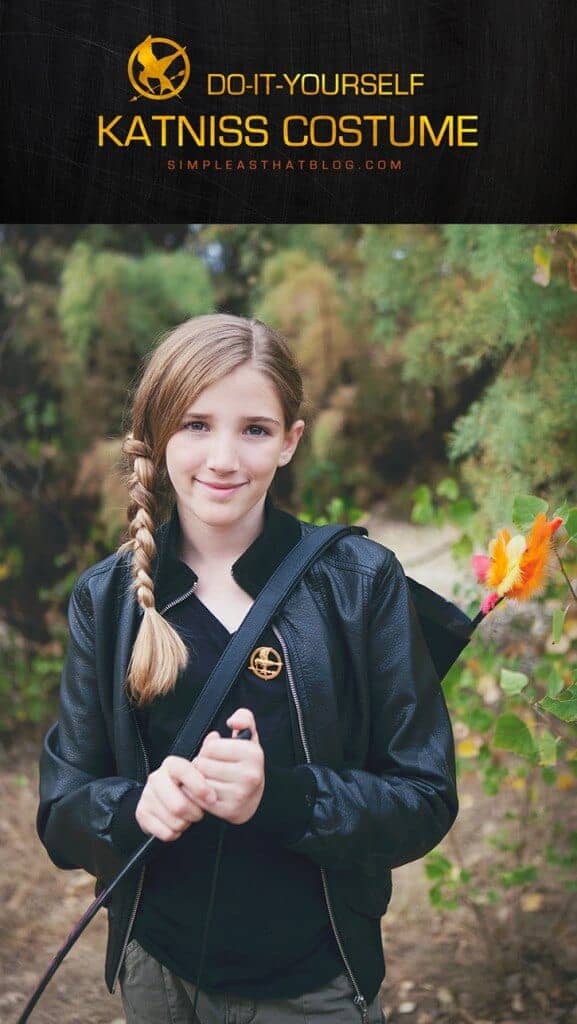 DIY Katniss Everdeen Costume by Simple as That 