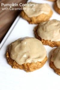 Food on a plate, with Caramel and Cookie