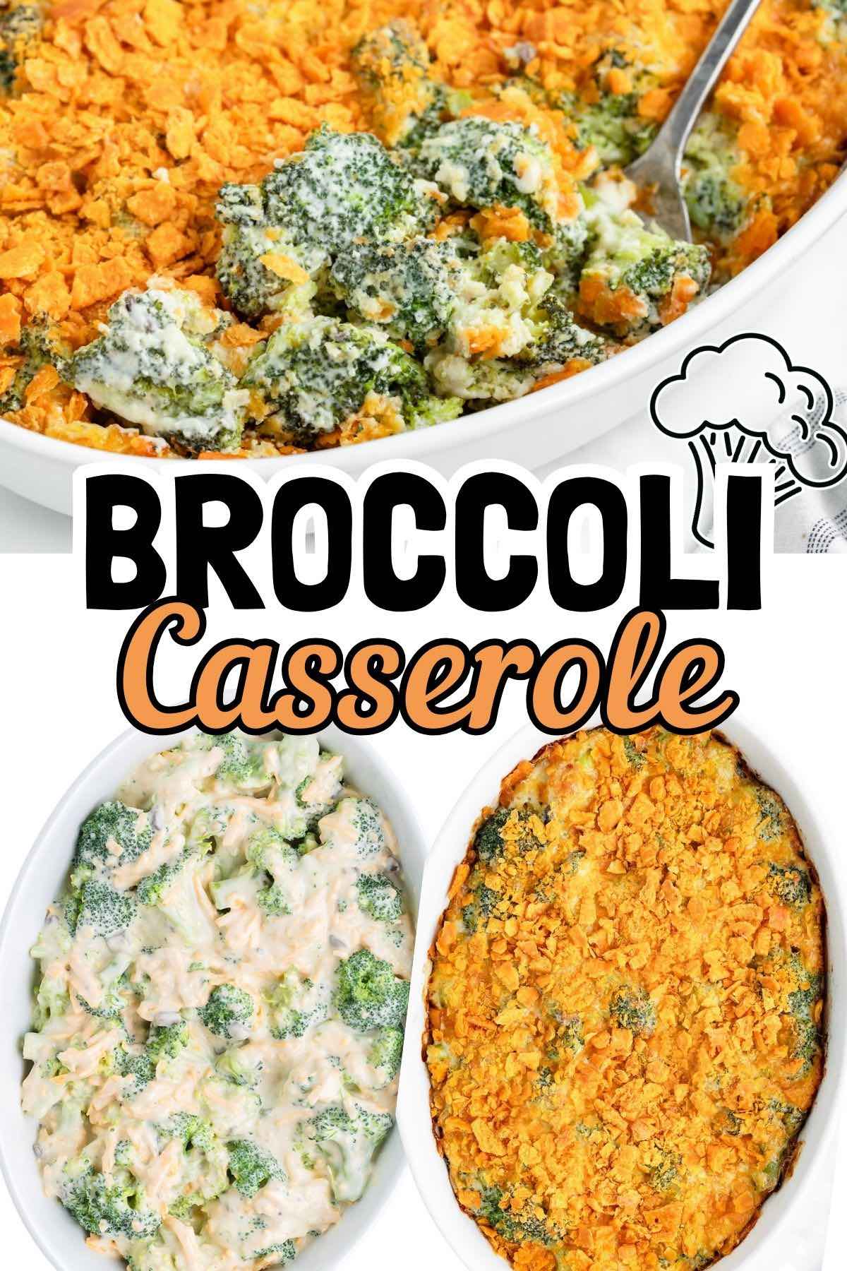 broccoli casserole pin.