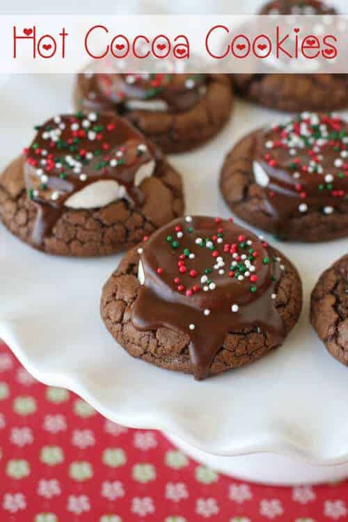 Hot Cocoa Cookies by Glorious Treats 