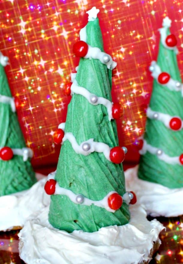 Ice Cream Cone Christmas Trees Princess Pinky Girl