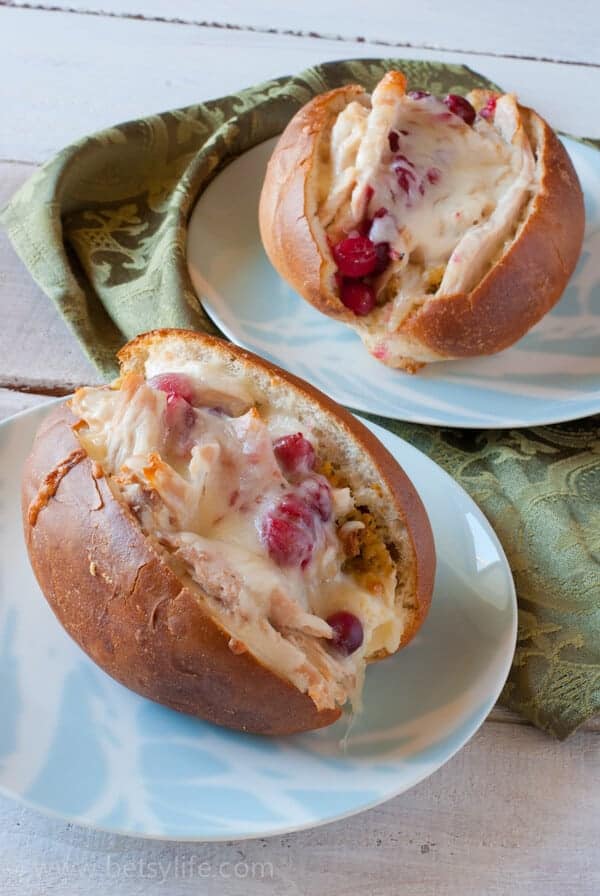 THanksgiving Leftover Stuffed Sandwich Rolls by Betsy Life 