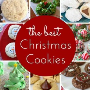 A collage image of Christmas cookie ideas