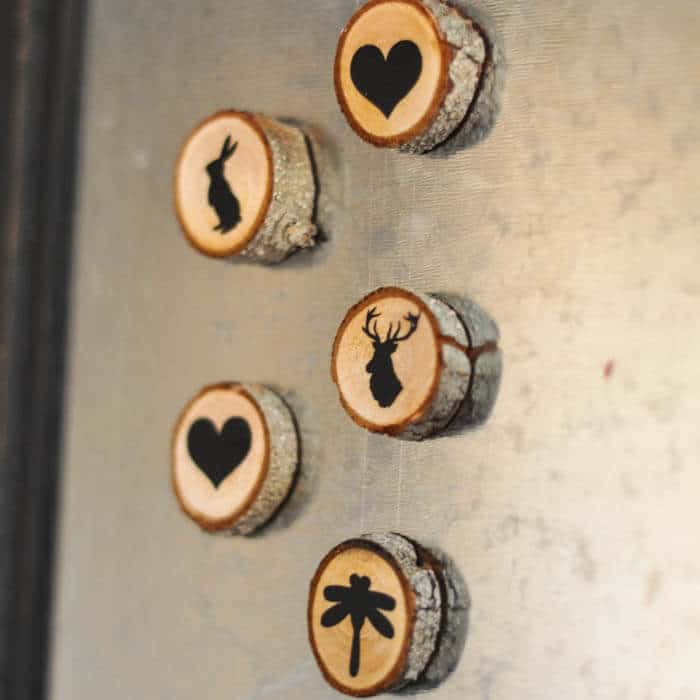 Wood Slice Magnets by Suburble 