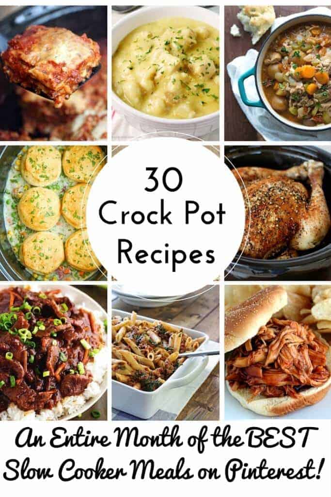 30 Days of Slow Cooker Recipes