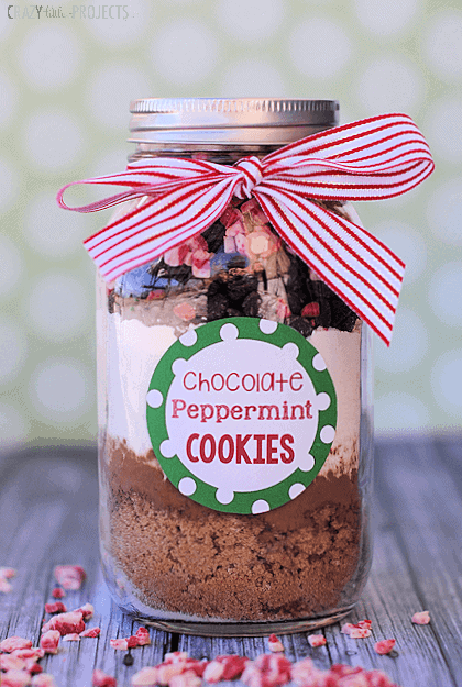 Chocolate Peppermint Cookies by Crazy Little Projects