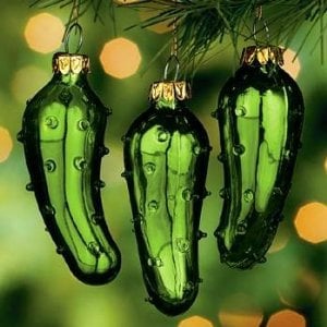 Christmas Pickle Story by Folk Art by the Crackling Crows 