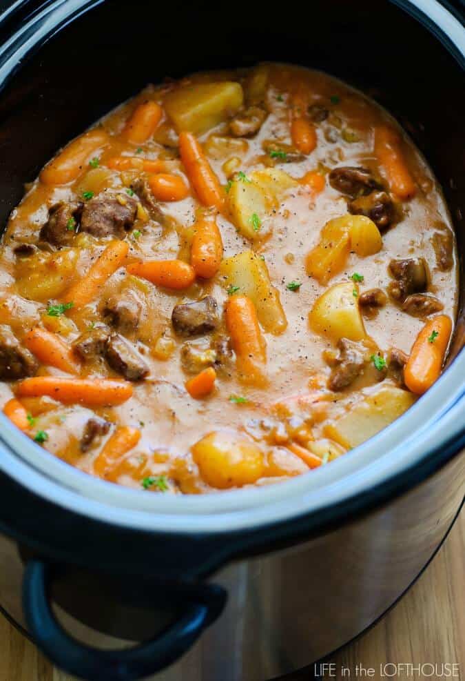 Crock Pot Beef Stew by Life in the Lofthouse 
