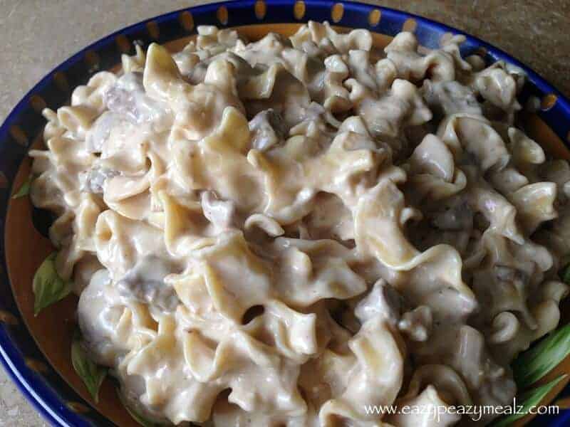 Crock Pot Beef Stroganoff by Eazy Peazy Mealz