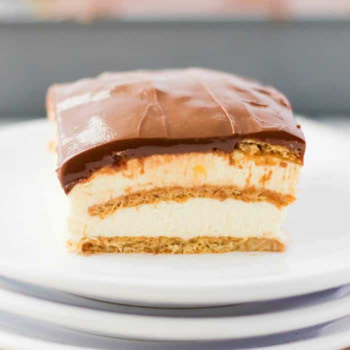 The Easiest Eclair Cake - The Perfect No Bake Dessert - Princess Pinky Girl