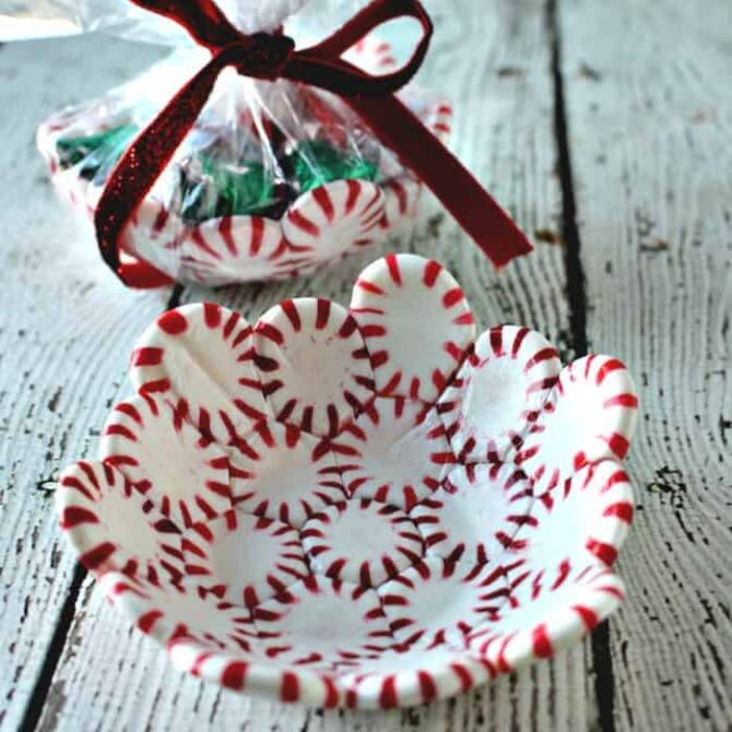 DIY Peppermint Candy Bowls Princess Pinky Girl