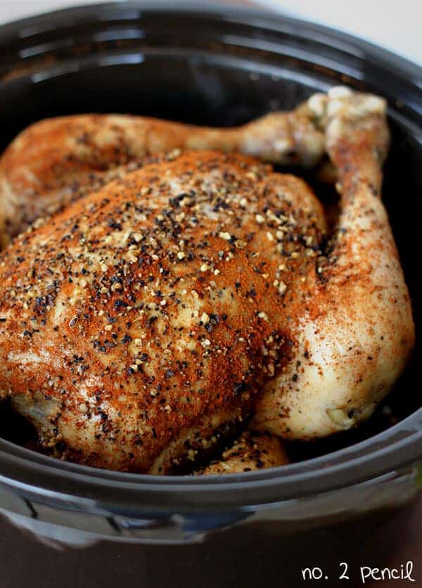 Slow Cooker Chicken by No. 2 Pencil 