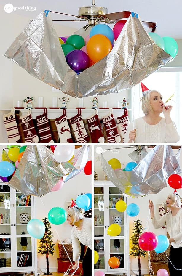 DIY Balloon Ball Drop by One Good Thing by Jillee