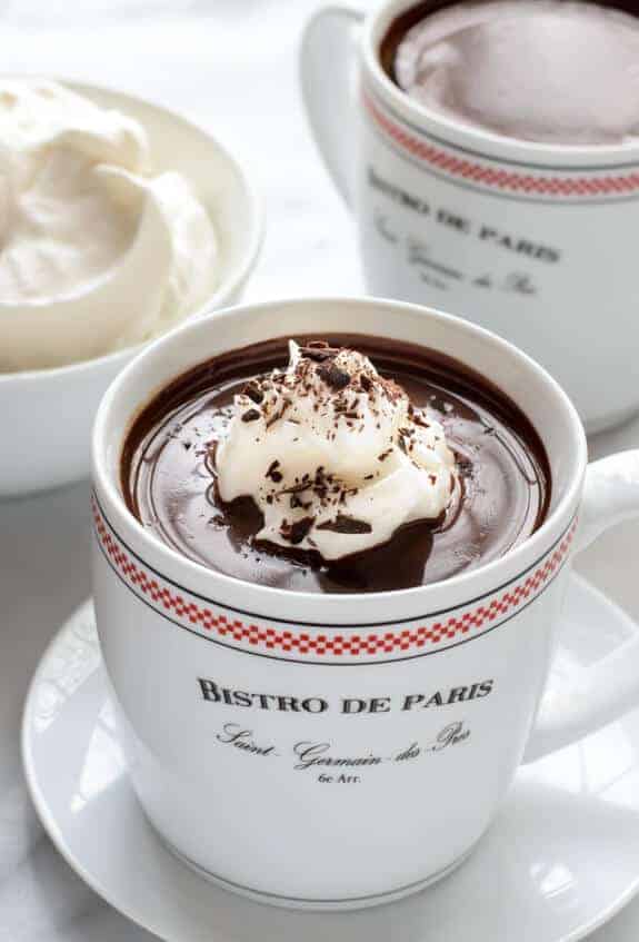 French Hot Chocolate by Well Plated 