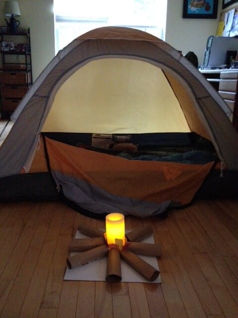 Indoor Camping by KC Edventures 