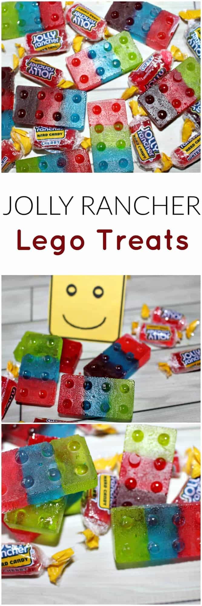 Jolly Rancher Lego Treats - perfect for Valentine's Day or a Lego Themed Party