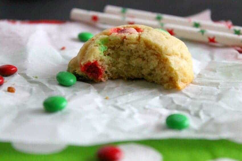 Christmas M&M Cookies - Princess Pinky Girl