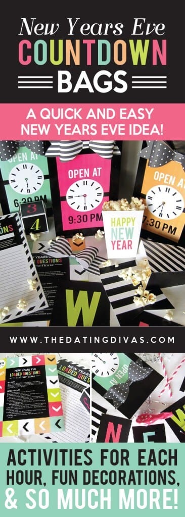New Years Eve Countdown Bags by The Dating Divas