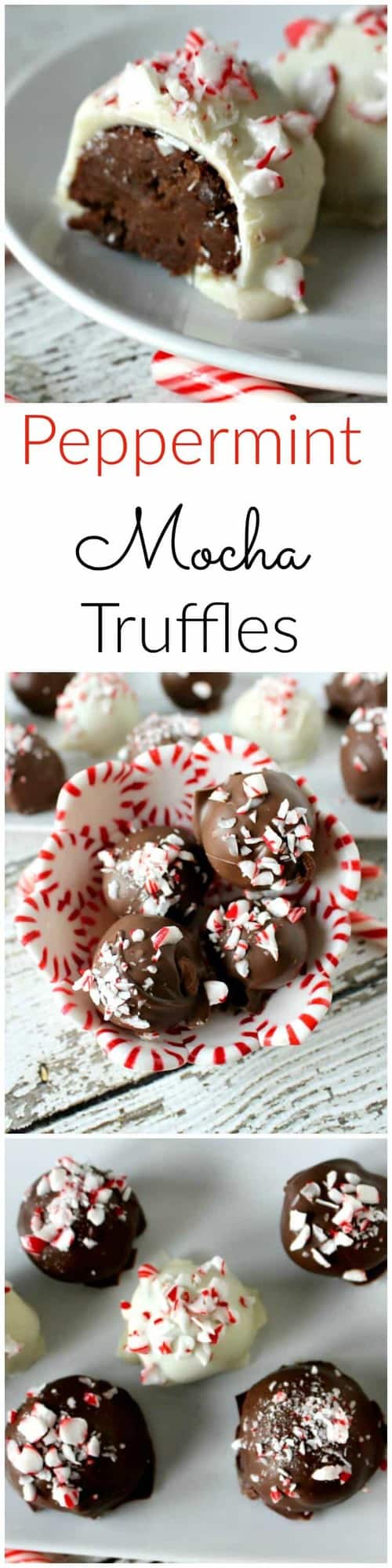 Peppermint Mocha Truffles - it's like the Starbuck drink in a dessert