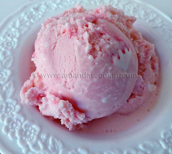 crushed peppermint ice cream