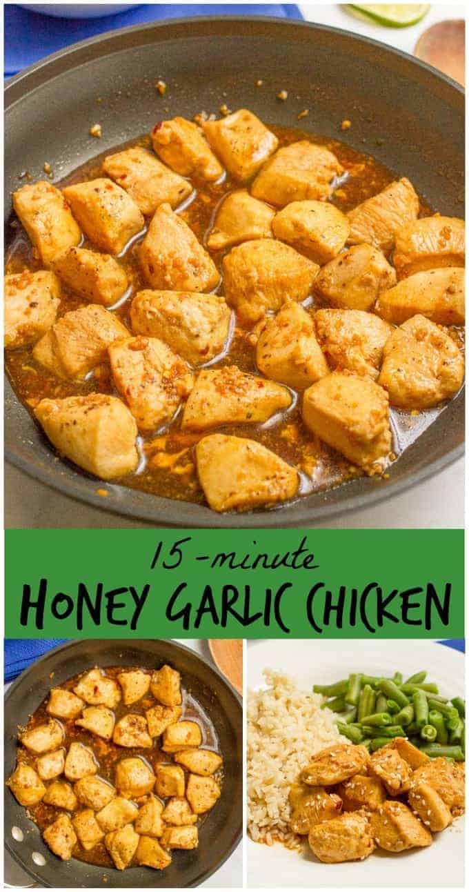 15-minute Honey Garlic Chicken and other amazing easy family dinner recipes