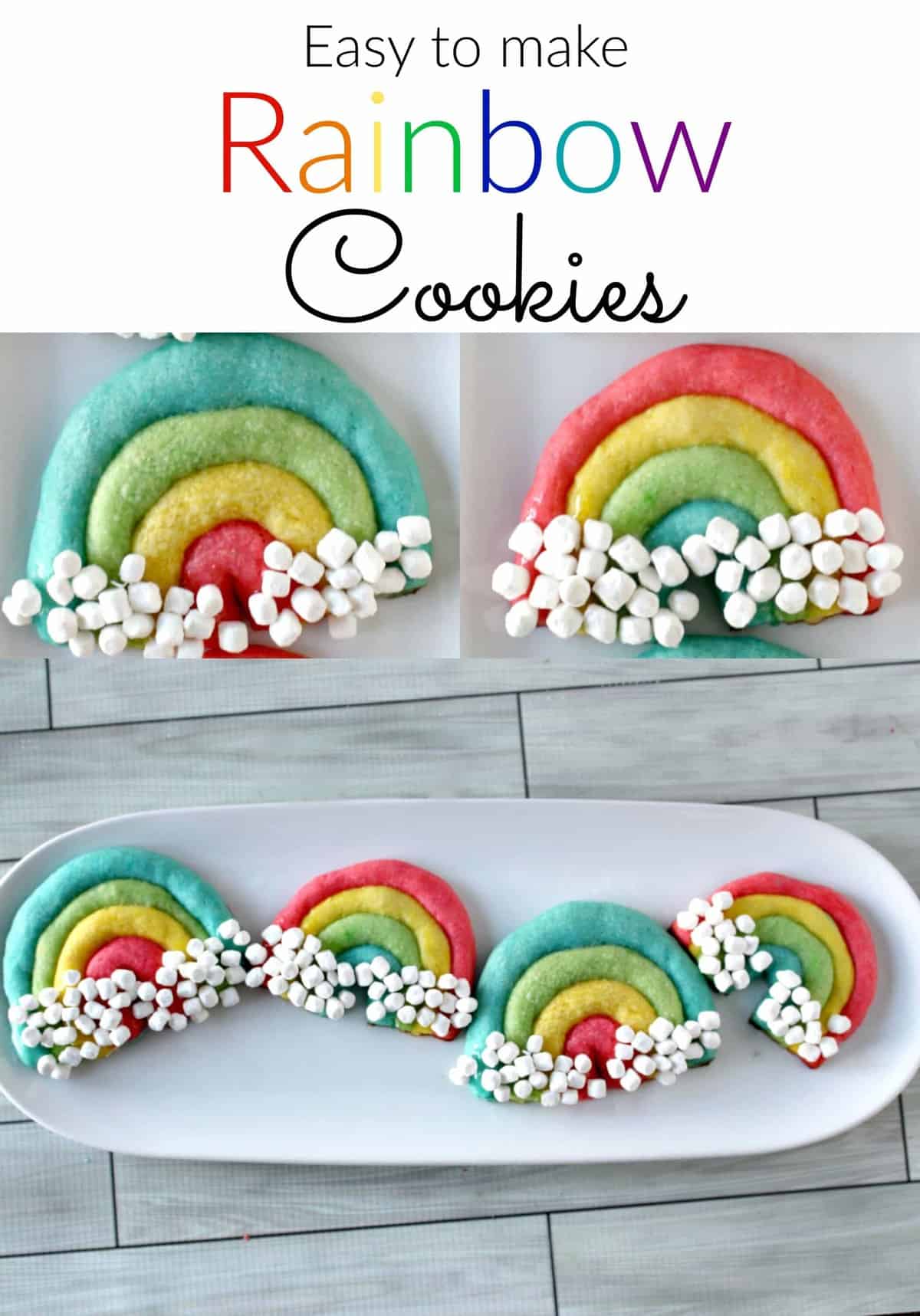 Easy to make Rainbow Cookies
