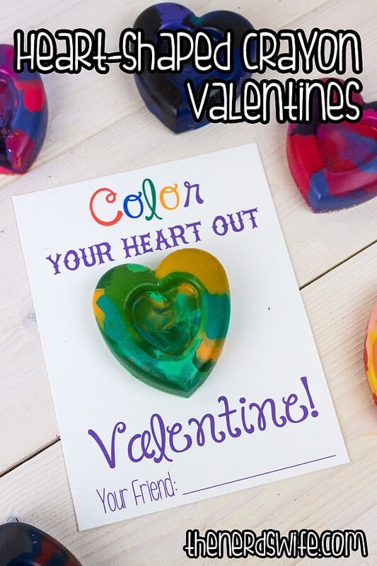 Heart Shaped Crayons by The Nerd's Wife 